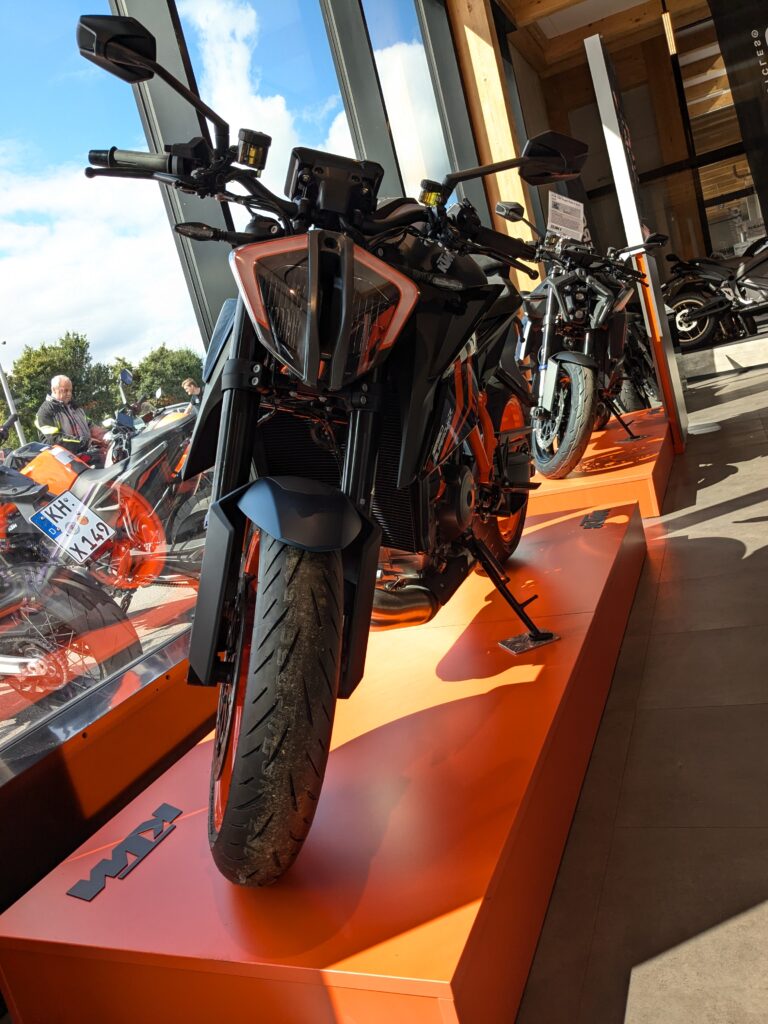 Probefahrt der KTM SuperDuke